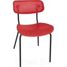 Стул Sheffilton SHT-S85М (красный/черный муар)