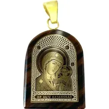 Нательная иконка Богородица Казанская 41033