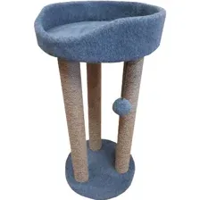 Лежанка-когтеточка Cat House Тринога 0.85 (джут серый)