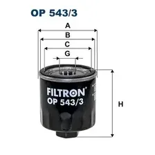 Фильтр масляный FILTRON OP 543/3 Ford Transit 2.0 17>