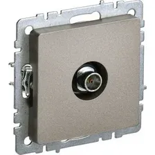Розетка телевизионная IEK Brite BR-A10-O-K37