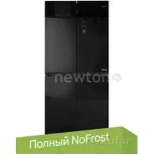 Четырёхдверный холодильник CENTEK CT-1756 NF Black Glass