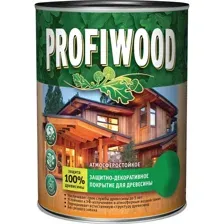 Защитно-декоративный состав Profiwood для древесины, тик, 2.5 л