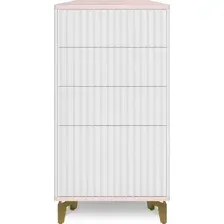 Комод Shtabe Royal 5073 эко (зефир/золото)
