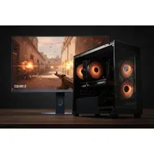 Компьютер ООО "ФэндБиГрупп" с монитором 24" 200GHz, RTX 5060 8GB, Ryzen 5-7500F, 16GB, 512GB (черный)