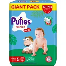 Трусики-подгузники Pufies Pants Fashion Junior 12-17кг (62 шт)