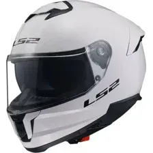Мотошлем LS2 FF808 Strem II 06 (XS, белый глянцевый)