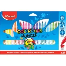 Фломастеры Maped Jungle 845422 (24шт)