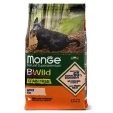 Сухой корм для собак беззерновой MONGE BWild Grain Free Mini