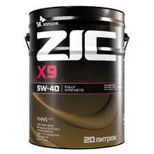 Моторное масло ZIC X9 5W-40 20л