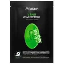 Улучшающая тон кожи маска для лица с ниацинамидом JMSOLUTION V Skin Comfort Mask Vitamin B3, 30мл