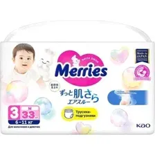 Трусики Merries M (6-11 кг) 33 шт.
