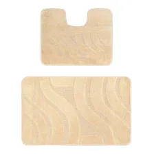 Набор ковриков для ванной и туалета Maximus Symphony 2540 (50x80/40x50, бежевый)