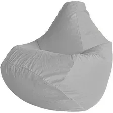 Кресло-мешок Flagman Макси XXL Г2.5-417 (Parma 1013 Grey, велюр)