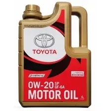 Моторное масло Toyota 0W-20 SP/GF-6A 4л