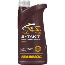 Моторное масло Mannol 2-Takt Snowpower 1л