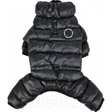 Комбинезон для животных Puppia Jumpesuit B / PAPD-JM1673-BK-S (черный)
