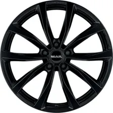 Литой диск MAK Wolf 18x7.5" 5x114.3мм DIA 60.1мм ET 47мм Gloss Black