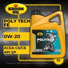 Масло моторное POLY TECH FE 0W-20 5L 37569 KROON OIL 37569