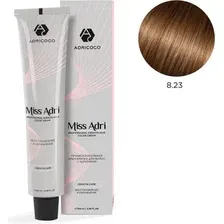Крем-краска Adricoco Miss Adri 8.23 (100мл, светлый блонд перламутровый золотистый)