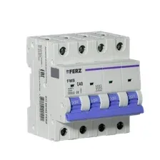 Выключатель автоматический Dr.Ferz FMB-C 6kA 4P 40 C / 21100102FERZ
