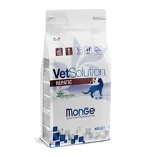 Ветеринарная диета Monge VetSolution Cat Hepatic Гепатик для кошек при заболеваниях печени 400гр