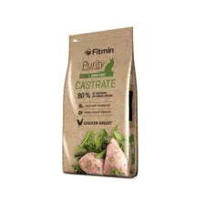 Корм Fitmin Purity для кошек после кастрации/стерилизации с курицей, Castrate, 400 г