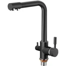 Смеситель Ledeme H55 L4055B-3 (черный матовый)