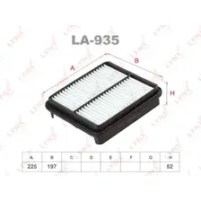 Воздушный фильтр LYNXAUTO LA-935