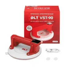Присоска электрическая DLT VST-90 для рельефной плитки с автоподкачкой, арт. 2983
