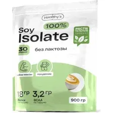Протеин Healthys 100% Soy Isolate (900г, кофе капучино)