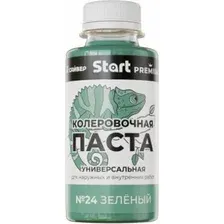 Колеровочная паста Сайвер Start Premium  Х24 (100мл, зеленый)