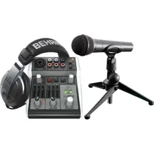Комплект для звукозаписи Behringer Podcastudio 2 USB