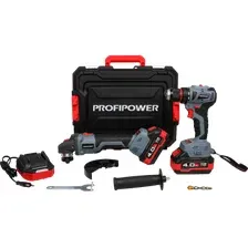 Набор инструмента шлифмашина угловая аккумуляторная PROFIPOWER MKDGA-20V и дрель-шуруповерт MKBL-20B (E0220)