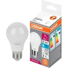 Лампа Osram LED Value Р60 7Вт Е27 6500К / 4058075579866