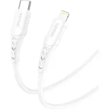 Кабель Vipfan P04 Type-C-Lightning, белый, 1 м