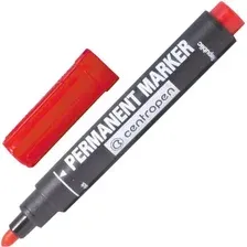 Маркер перманентный Centropen 2.5 мм 8566 0104 (красный)