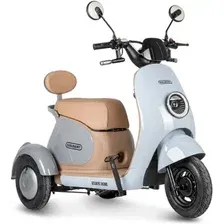 Электроскутер Rutrike Gelbert Ogma (серый/голубой)