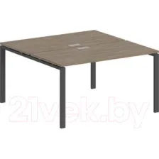 Комплект письменных столов Norden 120x143.8x75 / SG.244.OD.63.AN (антрацит/дуб темный)