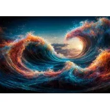 Картина на стекле Stamprint Бушующее море 1 AR070 (70x100)
