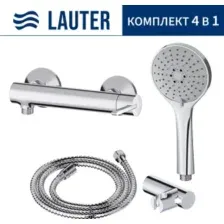Смеситель Lauter Velvet 21СК9696С с лейкой Relexa Daisy 21S10167