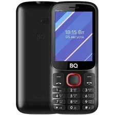 Кнопочный телефон BQ BQ-2820 Step XL+ (черный/красный)
