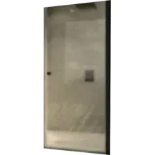 Душевая дверь MaybahGlass 90x198 MGD-811-6 (бронзовое матовое стекло/черный)