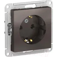 Розетка Systeme Electric AtlasDesign ATN000643 (мокко)