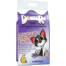 Наполнитель для туалета Doyzer Tofu лаванда 6 л