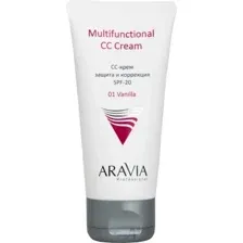 СС-крем Aravia Professional защитный SPF-20 Multifunctional CC Cream Vanilla 01 50мл