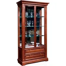 Шкаф-витрина Гомельдрев ГМ 5907 Береза (мокко)