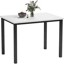 Обеденный стол Soma Paprika 100x66 (белый/черный)