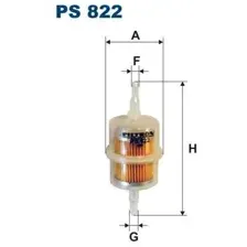 Топливный фильтр Filtron PS822