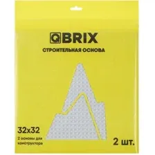 Пластина основание QBRIX Строительная основа 10003 (2шт, серый)
